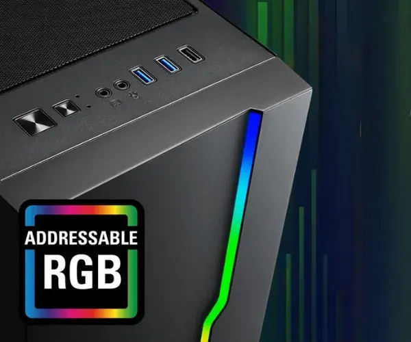 PANEL FRONTAL MINIMALISTA CON RGB