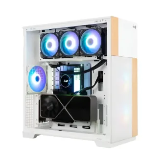 Gabinete Inwin F5 Full Tower Blanco E-atx Usb-c Cristal