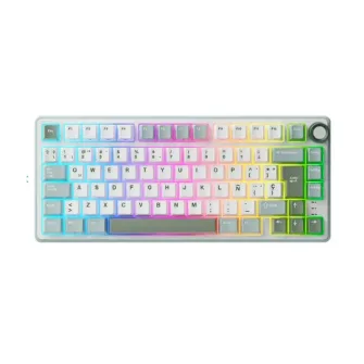 Teclado Mecánico Español 75% Royal Kludge R75 Skycyan