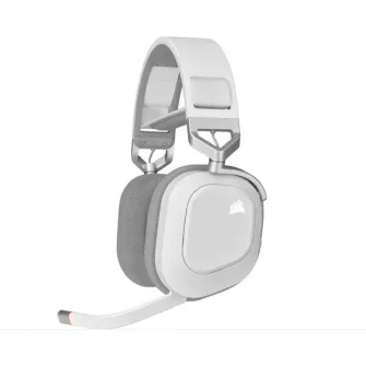 Auriculares Corsair HS80 RGB Wireless Blanco Gamer