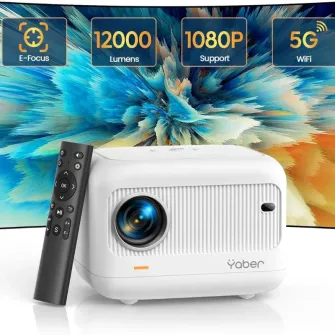 Mini Proyector Yaber E1 13000 Lumenes 1080P con WiFi 5G