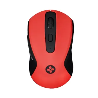 Mouse Naceb Óptico NA-0116 Inalámbrico USB 1600DPI rojo