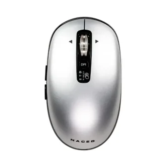 Mouse Naceb Ls1 Inalámbrico Bluetooth 3.200dpi Gris
