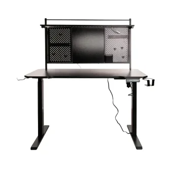 Escritorio Gamer Naceb NA-0647 RGB Altura Ajustable BK