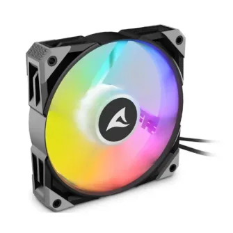 Ventilador Pc 120mm Negro Rebel F50 Pwm Sharkoon Rgb