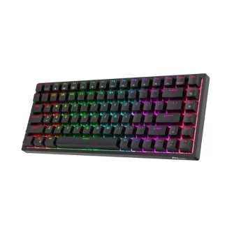 Teclado Mecánico Español 75% Royal Kludge Rk84 negro