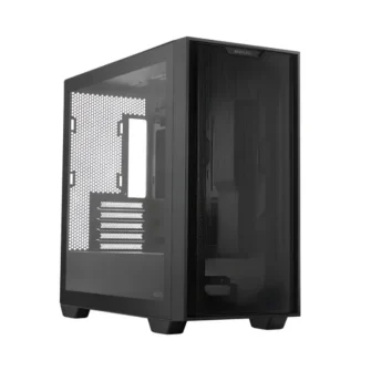 Gabinete Asus A21 Case Micro Atx Cristal Templado Negro