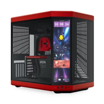 HYTE Y70 TOUCH INFINITECASE RED/BLACK (ROJO/NEGRO)