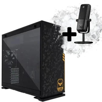 Computadora de escritorio INWIN MR-7600 Mid Tower ATX / AMD Ryzen 5 5500 / 32GB RAM / 1TB SSD / RADEON RX 7600 / 750W 80+GOLD / Incluye WIFI y BT