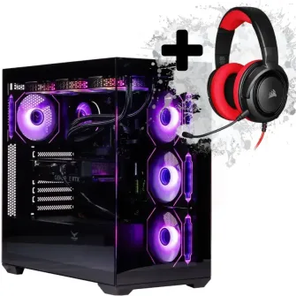 Computadora NACEB ARTIC-5700X ATX / AMD Ryzen 7 5700X / 32GB RAM / 1TB SSD / NVIDIA GeForce RTX 5060 / 1000W 80+GOLD / Incluye WIFI y BT