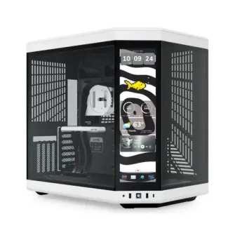 Gabinete Hyte Y70-TTI E-ATX Mid Tower 2.5K 60Hz Screen