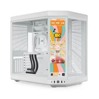 Hyte Y70 Touch Infinite LCD 14.5″ 2.5K Blanco E-ATX