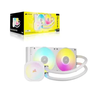Refrigerador líquido para CPU iCUE LINK TITAN 240 RX RGB AIO, blanco