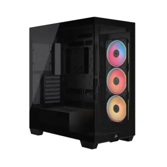 Gabinete Corsair 3500X LX-R RGB iCUE LINK Mid Tower, Negro