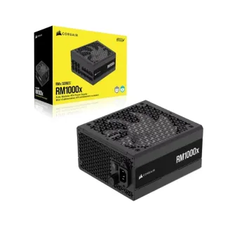 Fuente de poder Corsair RM1000X 80+ Gold ATX Modular, Negro
