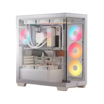 Gabinete Corsair 3500X RS-R ARGB Mid tower, Blanco