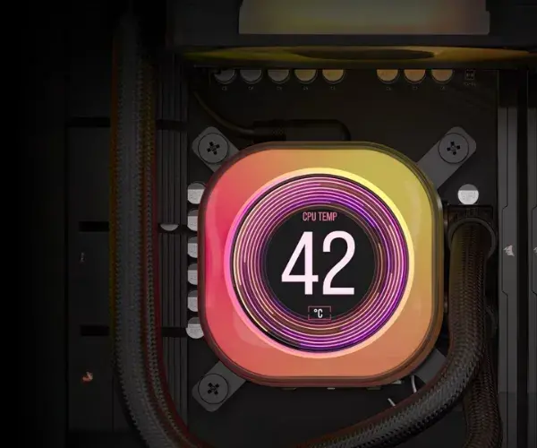 PANTALLA LCD PERSONALIZABLE EN EL BLOQUE DE CPU