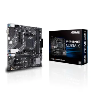 Tarjeta Madre ASUS PRIME A520M-K, Micro-ATX, AM4, DDR4