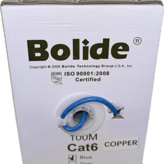 Bobina de Cable Bolide Ethernet Cat6, UTP, 100 Metros, color azul_0