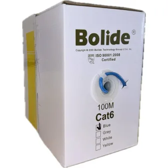 Bobina de Cable Bolide Ethernet Cat6, UTP, 100 Metros, color azul_0